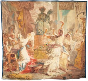 نسيج Gobelins المعروف باسم "Summer" أو "Feasts of Ceres" بواسطة المدرسة الفرنسية