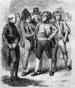 كان Goriot رئيس قسمه خلال الثورة. نقش منتصف القرن التاسع عشر. رسم توضيحي لـ "الأب جوريوت" بقلم أونوريه دي بلزاك (1799-1850). بواسطة المدرسة الفرنسية