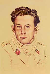 الدوقة الكبرى أناستاسيا ميهايلوفنا (1860-1922) من روسيا تستعرض فوجًا فرنسيًا ، غلاف لو بيتي جورنال ، 6 أكتوبر 1912 بواسطة المدرسة الفرنسية