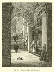 درج جانبي كبير عام 1825 بواسطة المدرسة الفرنسية