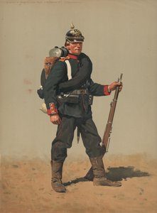 Grenadier of the Konigs Grenadier Right، 2 Westpreuss، No. 7، Field Marshal بواسطة المدرسة الفرنسية