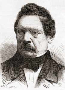 هنري جوستاف ديلفين ، من Les Merveilles de la Science ، نُشر عام 1870 (نقش) بواسطة المدرسة الفرنسية