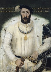 هنري الثاني (1519-59) ، ملك فرنسا ، 1555 بواسطة المدرسة الفرنسية
