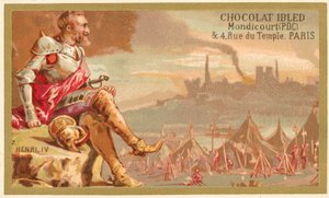 Henry IV of France (chromolitho) بواسطة المدرسة الفرنسية