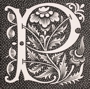 رسالة تاريخية "P" من "Le Moyen Age et La Renaissance" لبول لاكروا (1806-1884) نشرت عام 1847 بواسطة المدرسة الفرنسية