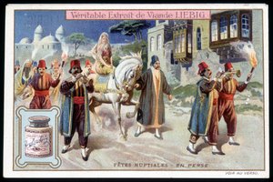 شهر العسل في بلاد فارس - كرومو. ليبيج ، ضد 1895 بواسطة المدرسة الفرنسية