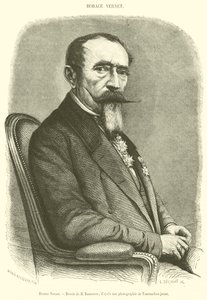 Horace Vernet (engraving) بواسطة المدرسة الفرنسية