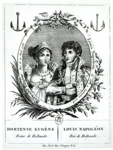 Hortense de Beauharnais (1783-1837) ولويس نابليون بونابرت (1778-1846) بواسطة المدرسة الفرنسية
