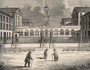 Hospice de la الاستطلاع في Garches - Hauts-de-Seine - نقش في "" PATRIE - الوصف PECTURESSE DE LA FRANCE في 6 مجلدات بواسطة LUCIEN HUARD - نهاية القرن التاسع عشر بواسطة المدرسة الفرنسية