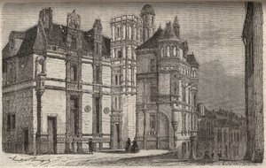 فندق Hotel d'Anjou في Angers - نقش في "" تاريخ فرنسا بواسطة Victor Duruy (1811-1894) - 1882 بواسطة المدرسة الفرنسية