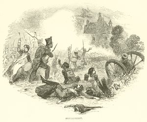 Hougomont (نقش) بواسطة المدرسة الفرنسية