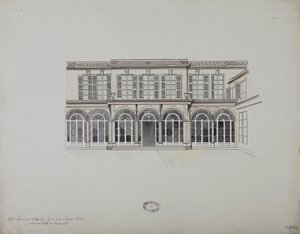 Hôtel de Maurepas، 7 Rue de la Chaise، Paris، c.1900-20 بواسطة المدرسة الفرنسية