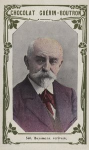 هويسمان ، كاتب (صورة ملونة) بواسطة المدرسة الفرنسية