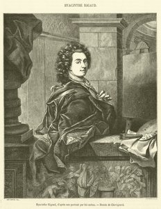 Hyacinthe Rigaud (نقش) بواسطة المدرسة الفرنسية