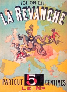 هنا نقرأ La Revanche في كل مكان 5 سنتيمترات n ° ، 1886 بواسطة المدرسة الفرنسية