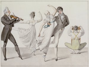 رسم توضيحي من "Le Bon Genre" ، ص 1810 بواسطة المدرسة الفرنسية
