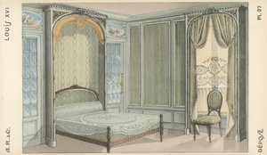 رسم توضيحي من كتالوج منتجات التصميم الداخلي من AR & Cie ، فرنسا بواسطة المدرسة الفرنسية
