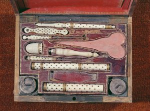 حالة أداة التطعيمات ، c.1820 بواسطة المدرسة الفرنسية