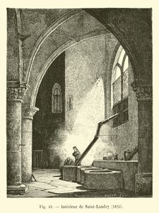 داخل سان لاندري ، 1825 بواسطة المدرسة الفرنسية