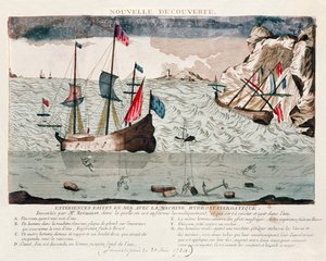 اختراع Sieur Freminet لنظام لإعادة تدوير الهواء والسماح للغواصين بالتنفس تحت الماء ، 1784 بواسطة المدرسة الفرنسية