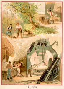 Iron (chromolitho) بواسطة المدرسة الفرنسية