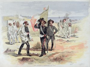 احتلت القوات الإيطالية ماساوة ، إريتريا عام 1885 بواسطة المدرسة الفرنسية