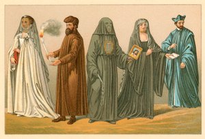 زي ايطاليا بواسطة المدرسة الفرنسية