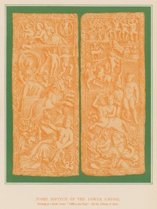 العاج Diptych من الإمبراطورية السفلى بواسطة المدرسة الفرنسية
