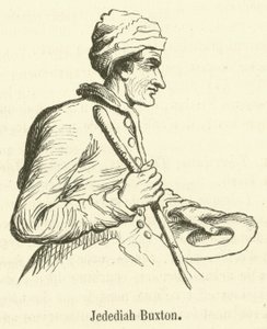 Jedediah Buxton (engraving) بواسطة المدرسة الفرنسية