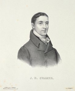 يوهان المعمداني كرامر (1771-1858) منقوش بواسطة Magnier بواسطة المدرسة الفرنسية
