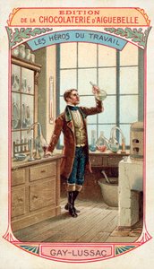 Joseph Louis Gay-Lussac, French chemist and physicist (chromolitho) بواسطة المدرسة الفرنسية