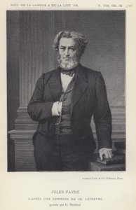 Jules Favre (litho) بواسطة المدرسة الفرنسية