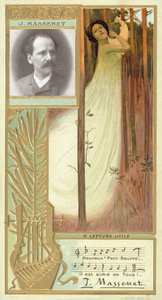 Jules Massenet ، A Lefevre-Utile (لون ليثو) بواسطة المدرسة الفرنسية