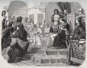 أعلن الملك لويس الثاني عشر والدًا للشعب إلى الولايات العامة في تورز في 14 مايو 1506 - `` أعلن لويس الثاني عشر أبًا للشعب '' بواسطة المدرسة الفرنسية