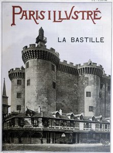 La Bastille. Cover of the newspaper “Paris illustrious”” of 13 July 1889. بواسطة المدرسة الفرنسية