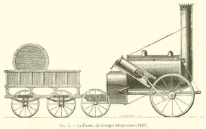 La Fusee, de Georges Stephenson بواسطة المدرسة الفرنسية