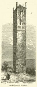 La Pile Cinq-Mars, en Touraine (engraving) بواسطة المدرسة الفرنسية