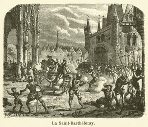 La Saint-Barthelemy (engraving) بواسطة المدرسة الفرنسية
