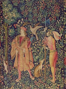 La Vie Seigneuriale - المغادرة للصيد ، c.1500 بواسطة المدرسة الفرنسية