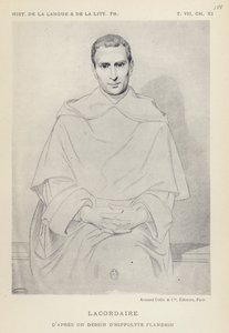 Lacordaire (litho) بواسطة المدرسة الفرنسية