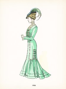 أزياء السيدات ، 1906 بواسطة المدرسة الفرنسية