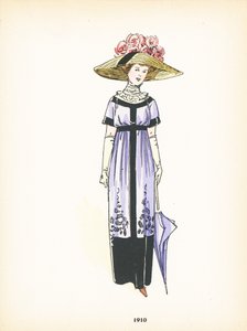 أزياء السيدات ، 1910 بواسطة المدرسة الفرنسية
