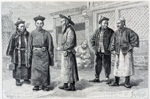 لاماس ومنغوليو ألا تشان - في "" Le Tour du Monde "، الفصل الثاني. 1887 بواسطة المدرسة الفرنسية