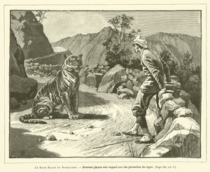 Le Bagh Rajah Du Bogelcund (نقش) بواسطة المدرسة الفرنسية