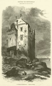 Le Chateau de Montsoreau (engraving) بواسطة المدرسة الفرنسية