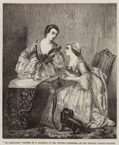 Le Dejeuner (engraving) بواسطة المدرسة الفرنسية