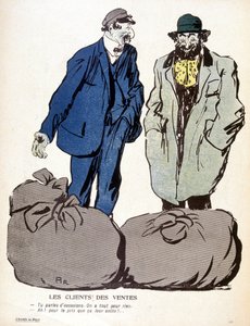 Le Mont-de-Piété: العملاء ، المبيعات - في "طبق الزبدة" بتاريخ 03/06/1905 بواسطة المدرسة الفرنسية