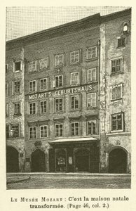 Le Musee Mozart (نقش) بواسطة المدرسة الفرنسية