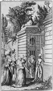 Le Parc aux Cerfs ، بوابة إلى Royal Haven of Louis XV (1710-74) ، بإدارة Madame de Pompadour (1721-64) بواسطة المدرسة الفرنسية