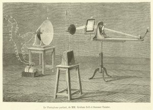 The Talking Photophone ، بقلم MM Graham Bell و Summer Tainter (نقش) بواسطة المدرسة الفرنسية
